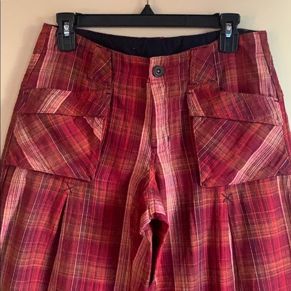 Free People Birch Plaid Wide Leg Pants - Picture 6 of 8